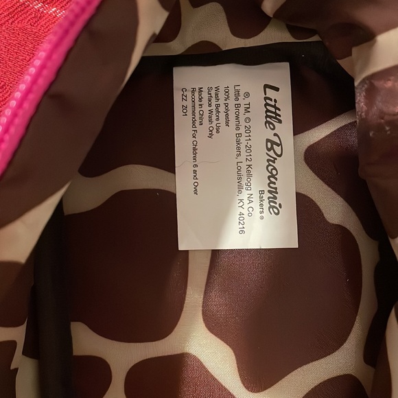 Girl Scout Little Brownie Cosmetics Make up bag new - Picture 6 of 6